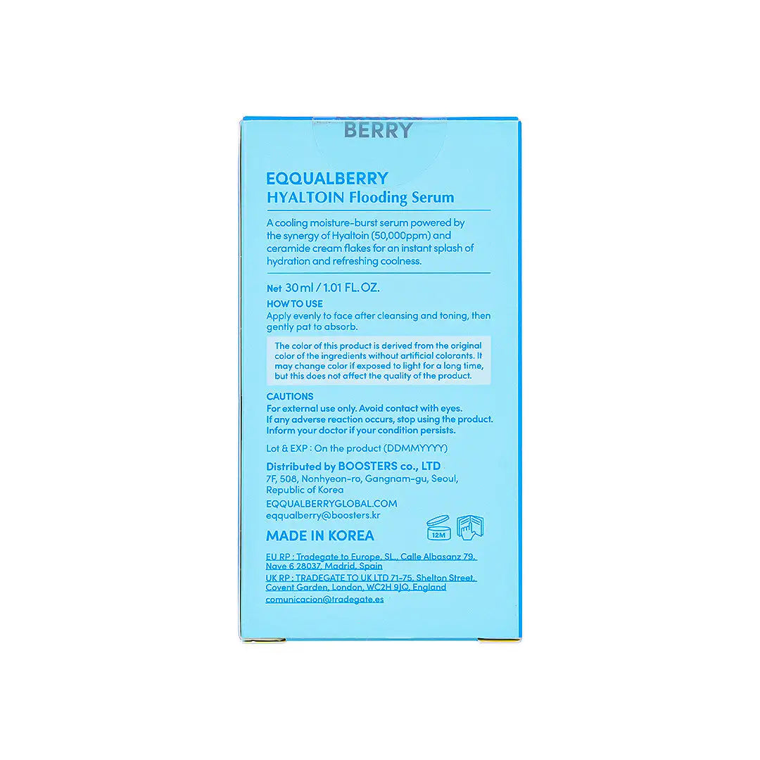 Eqqual Berry Hyaltoin Flooding Serum 30Ml-Blue Blow