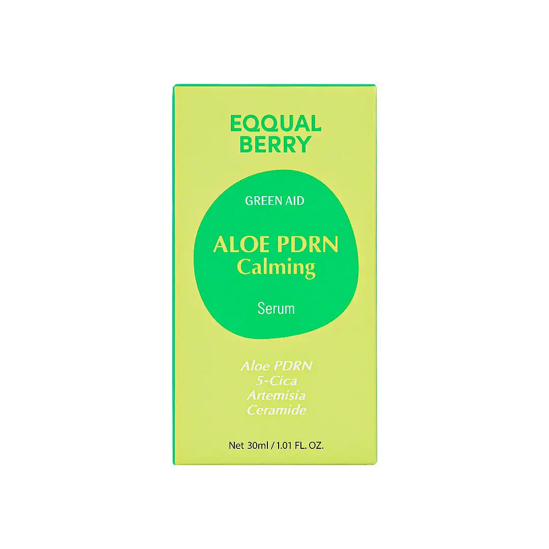 57056-Eqqual Berry Aloe Pdrn Calming Serum 30Ml-Green Aid +1