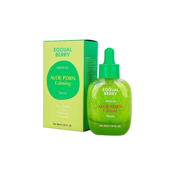 57056-Eqqual Berry Aloe Pdrn Calming Serum 30Ml-Green Aid