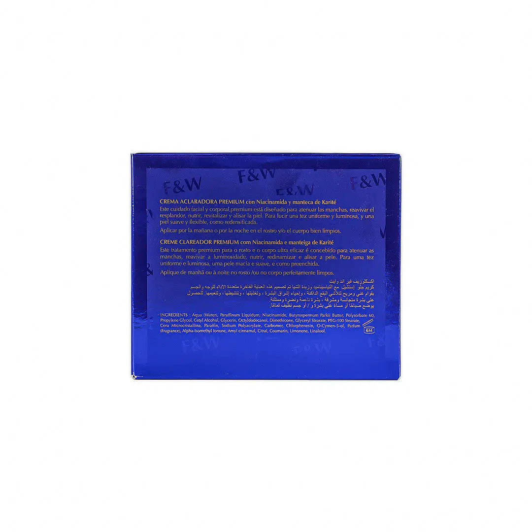 Fair And White Glow Essential Premium Brightening Cre 180Ml +6