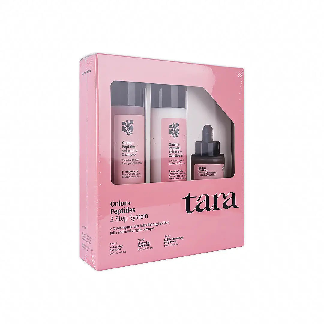 Tara Onion+Peptides Shampoo+Conditioner+Serum