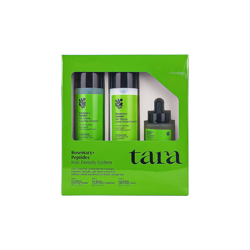 Tara Rosemary+Peptides Hair Density Shampo+Conditioner+Serum