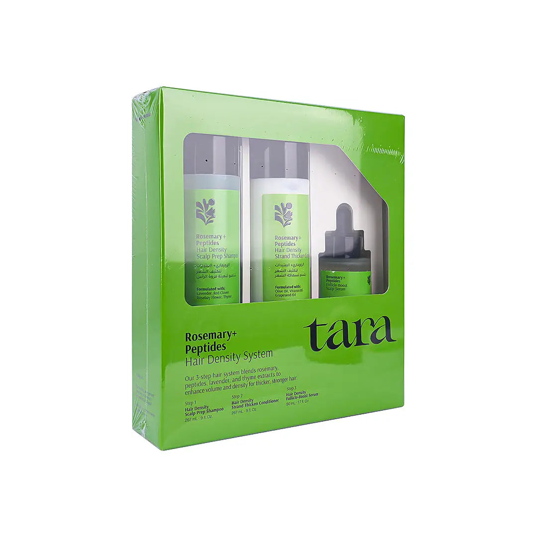 Tara Rosemary+Peptides Hair Density Shampo+Conditioner+Serum