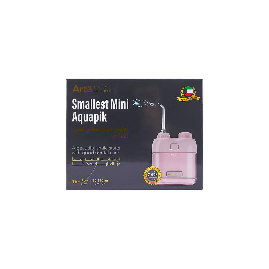 57091-Arta Mini Aquapik Water Flosser-Pink