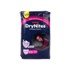 Huggies Drynites Pyjama Pants Girl 8-13 Years (30-48Kg) 13Pc