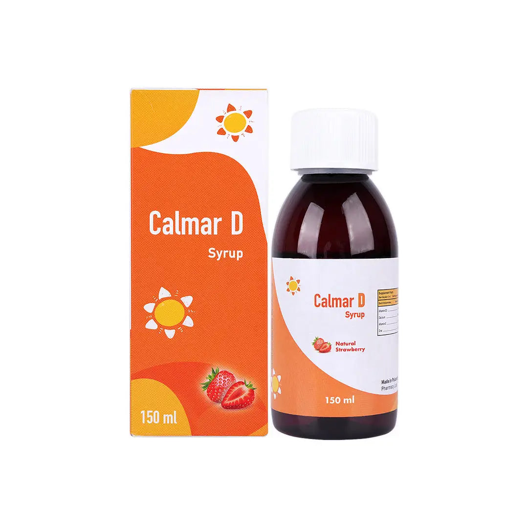 Calmar D Syrup 150ml-Strawberry