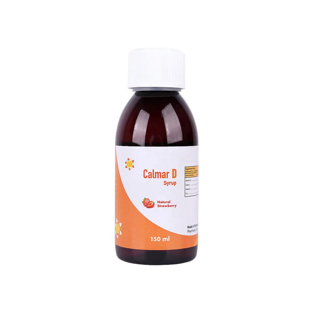 Calmar D Syrup 150ml-Strawberry