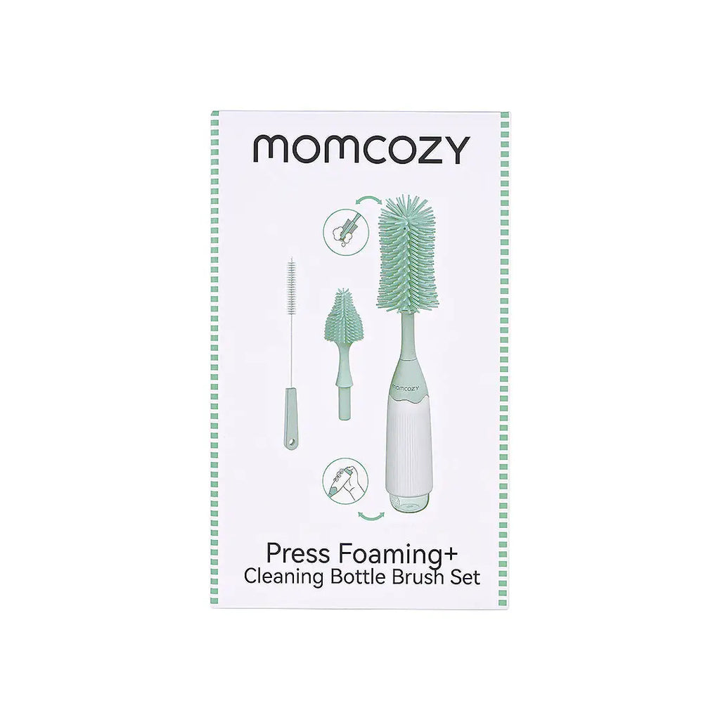 Momcozy Press Foaming+Cleaning Bottle Brush Set-Ls002