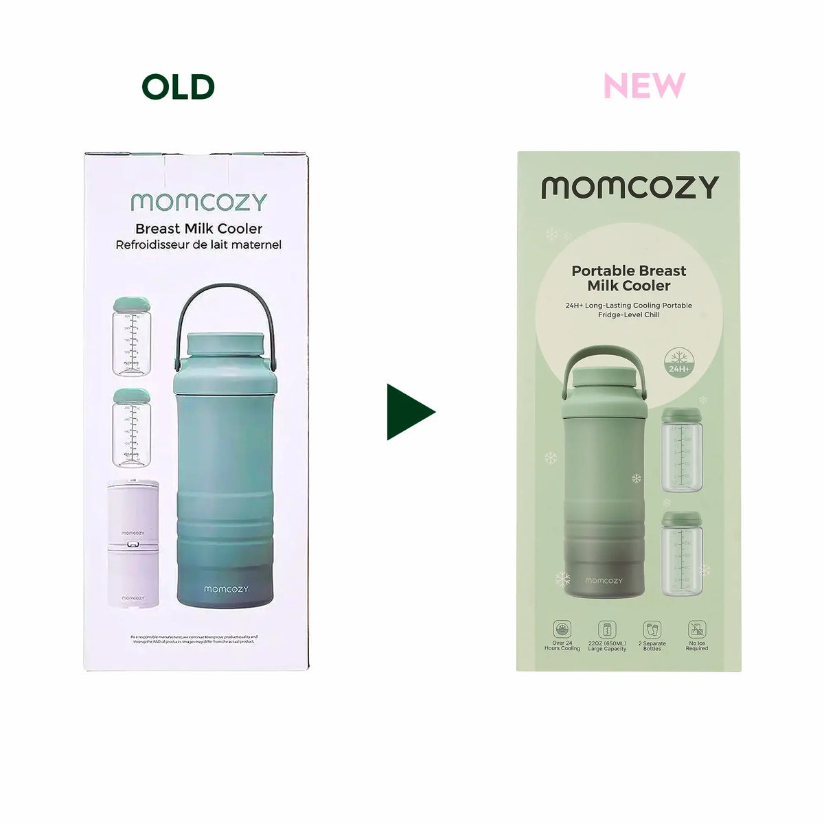 57111-Momcozy 22oz Portable Breast Milk Cooler-CM01