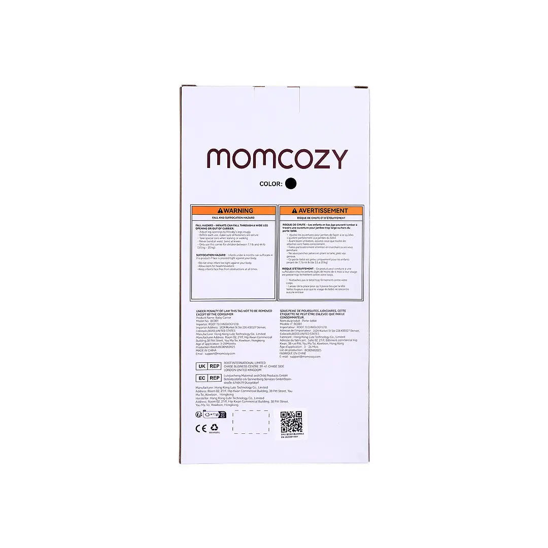 57112-Momcozy Breathable Mesh Baby Carrier-BC001 +4