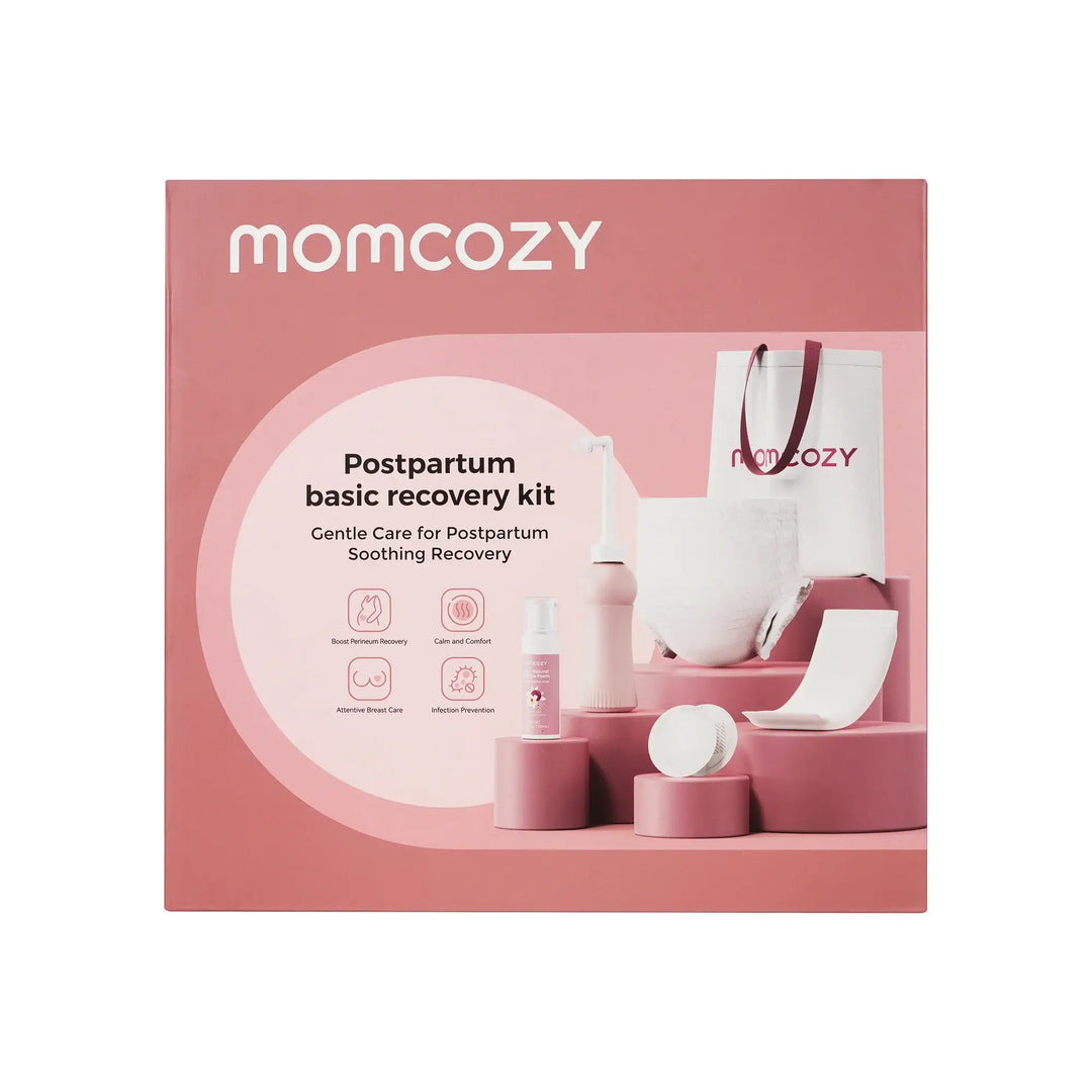 57114-Momcozy Postpartum Basic Recovery Essentials Kit 12pcs-PK007 +1