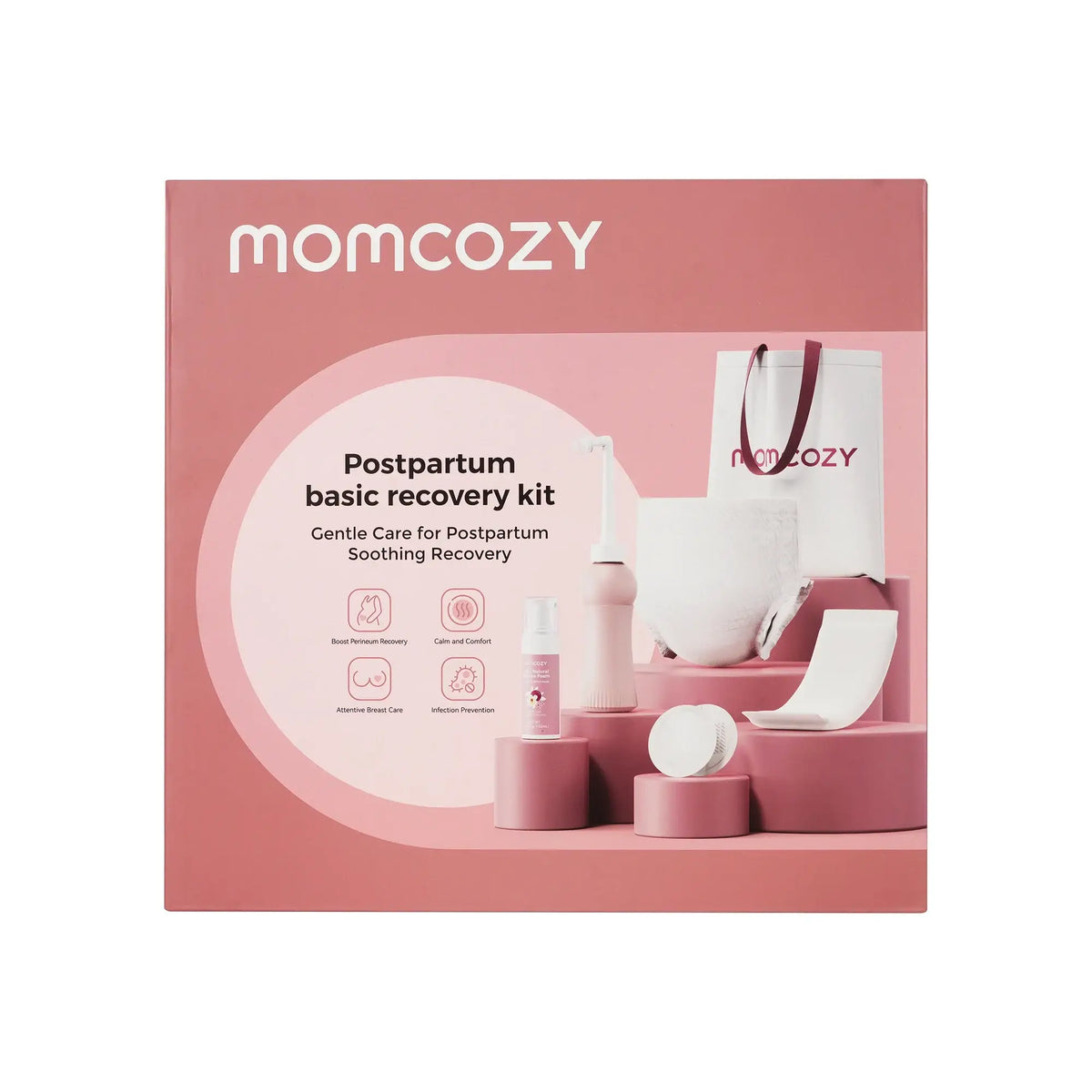 57114-Momcozy Postpartum Basic Recovery Essentials Kit 12pcs-PK007 +1