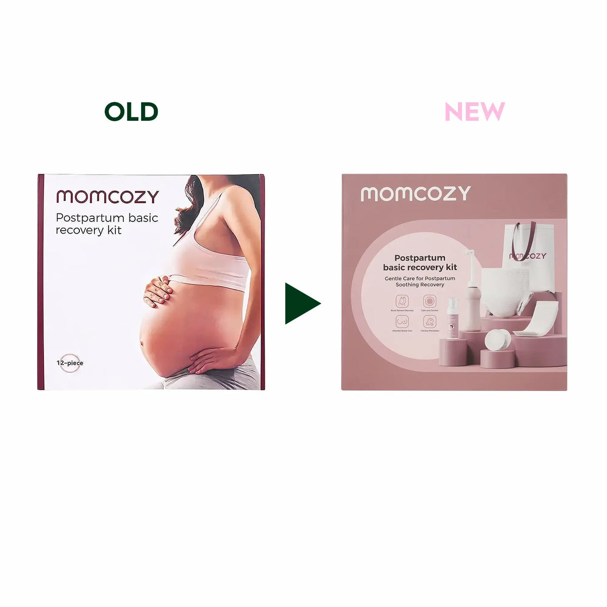 57114-Momcozy Postpartum Basic Recovery Essentials Kit 12pcs-PK007