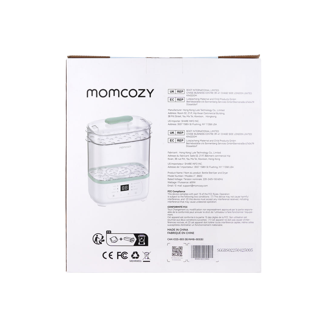 57117-Momcozy Bottle Sterilizer and Dryer-BS02 +3