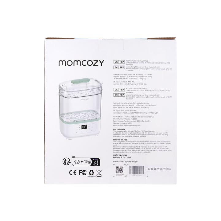 57117-Momcozy Bottle Sterilizer and Dryer-BS02 +3