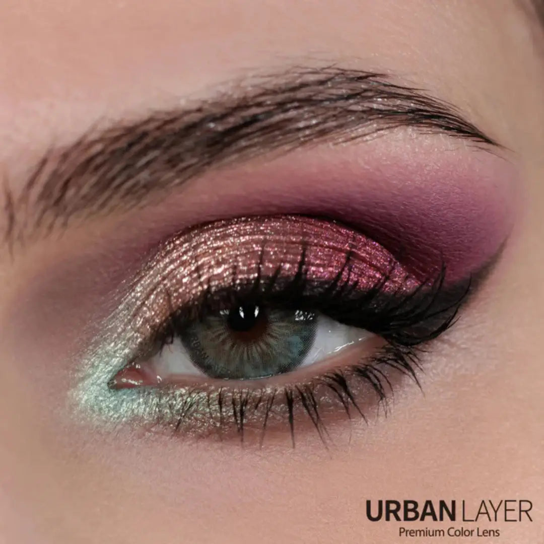 57141-Urban Layer Yearly Lenses 2pcs-Cleopatra Turquoise
