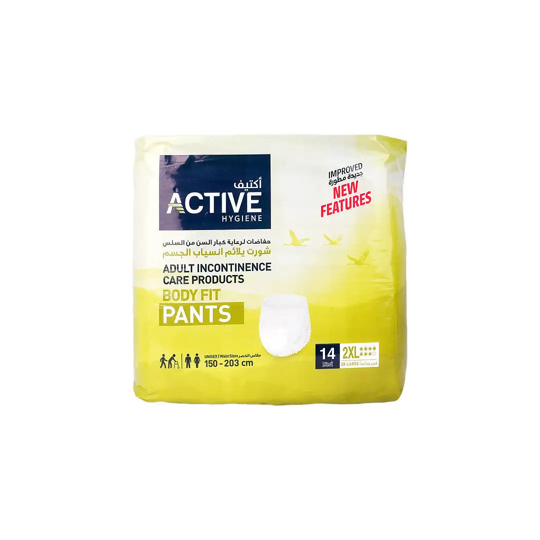 57147-Active Hygiene Pants 150-203Cm 14Pcs-2Xl