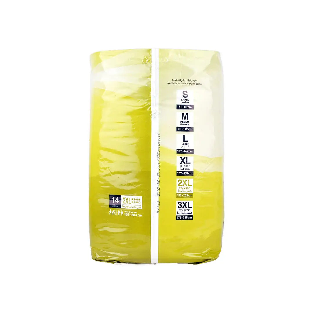 57147-Active Hygiene Pants 150-203Cm 14Pcs-2Xl +1