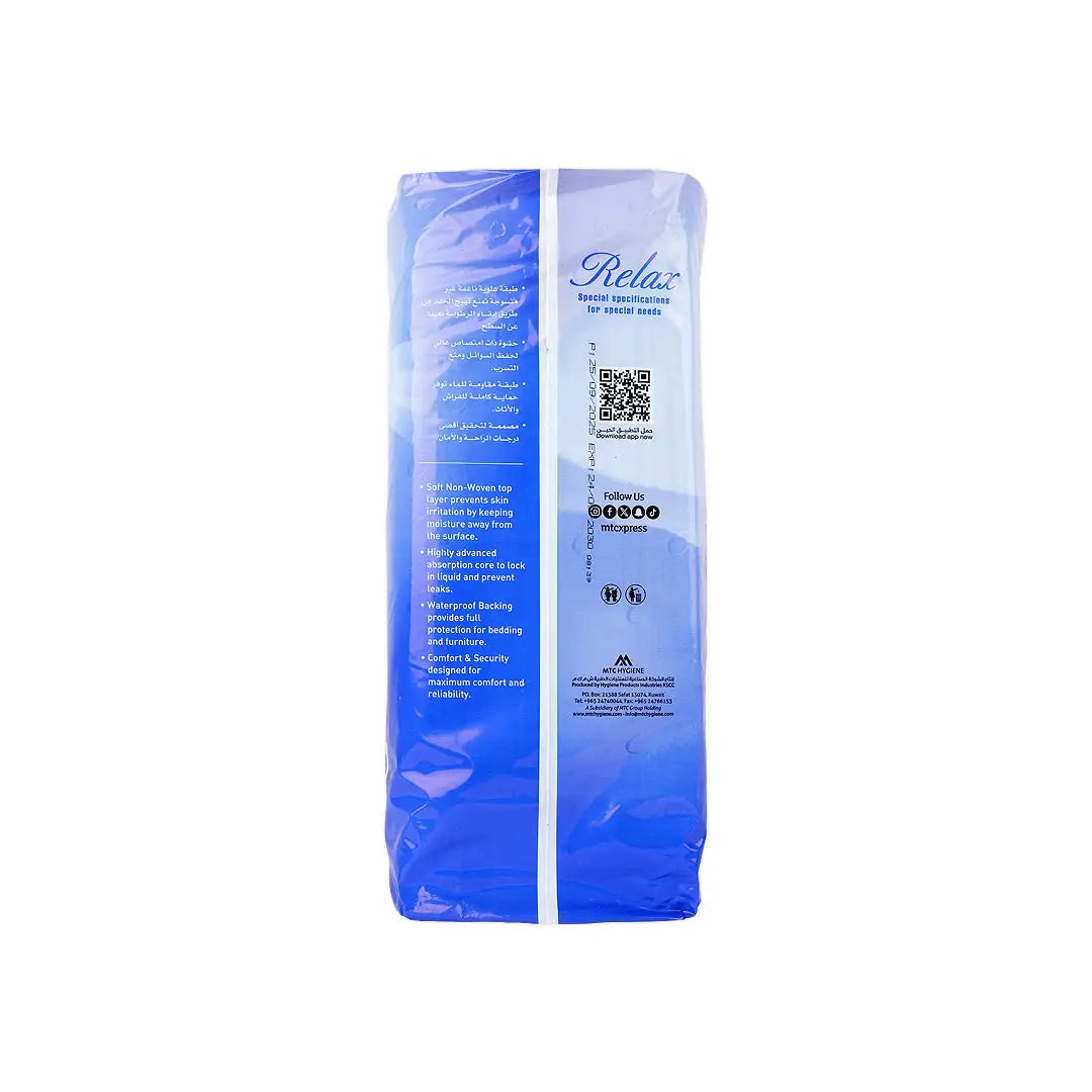 57148-Active Relax Adult Under Pads 60X90Cm 15Pcs-Medium Plus +1