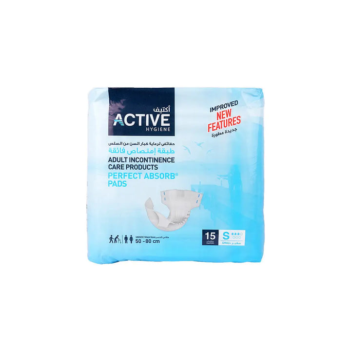 57149-Active Hygiene Diapers 50-80Cm 15Pcs-S
