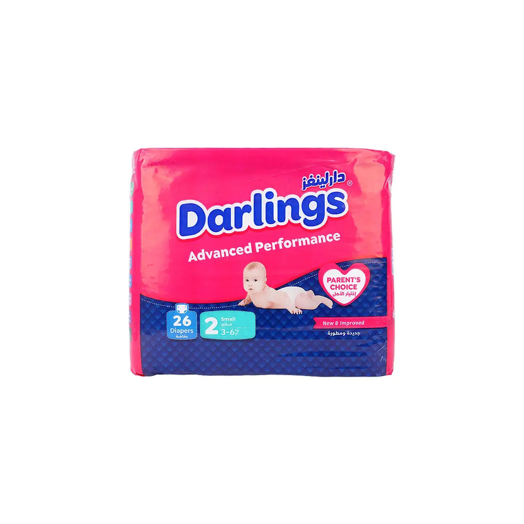 57151-Darlings Advanced No.2 Baby Diaper 26Pcs (3-6Kg)