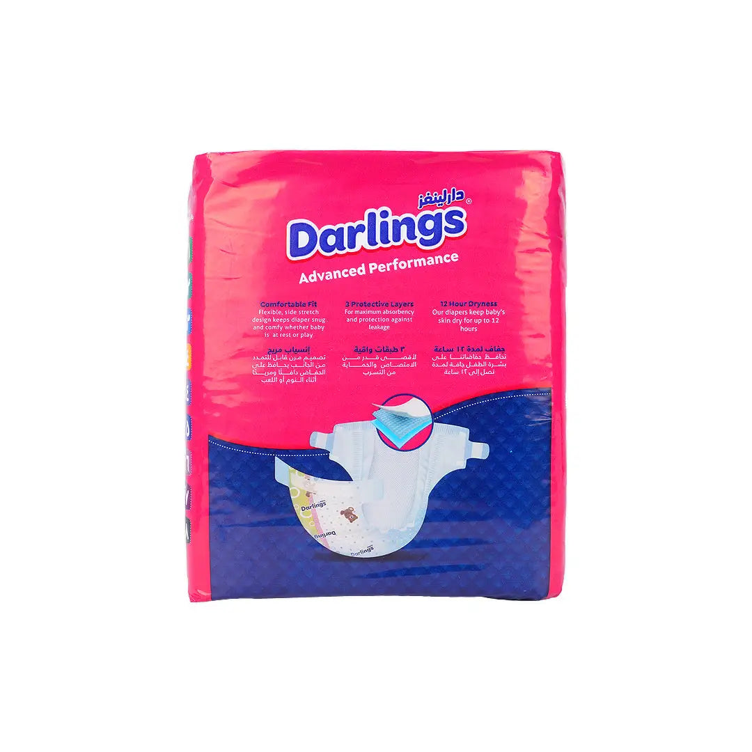 57152-Darlings Advanced No.4 Baby Diaper 22Pcs (7-16Kg) +3