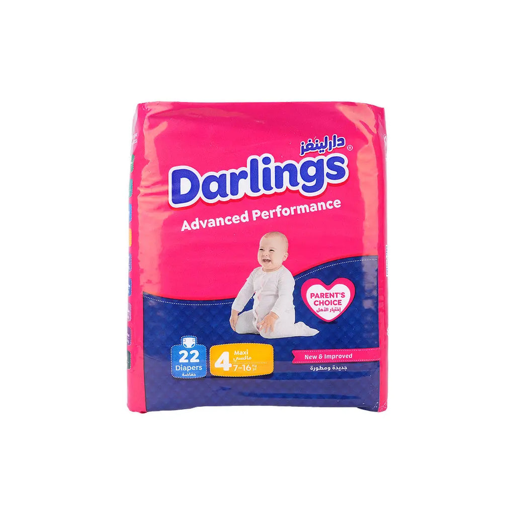 Darlings Advanced No.4 Baby Diaper 22Pcs (7-16Kg)