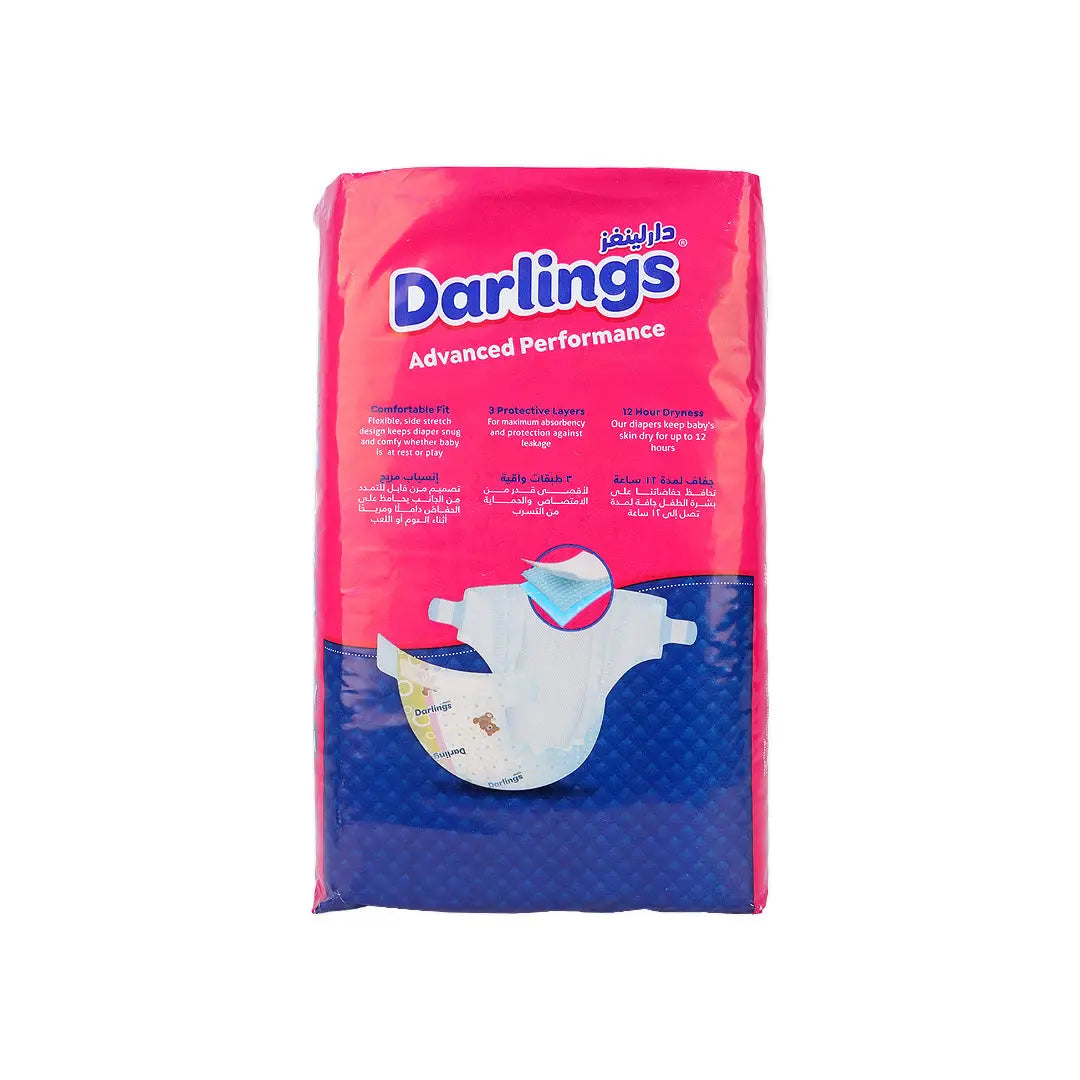Darlings Advanced No.8 Baby Diaper 15Pcs (35+Kg) +3
