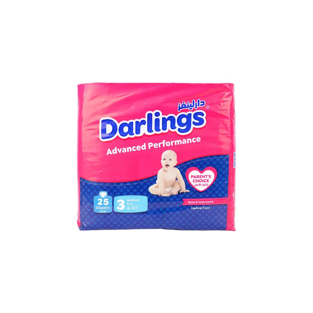 57154-Darlings Advanced No.3 Baby Diaper 25Pcs (4-9Kg)