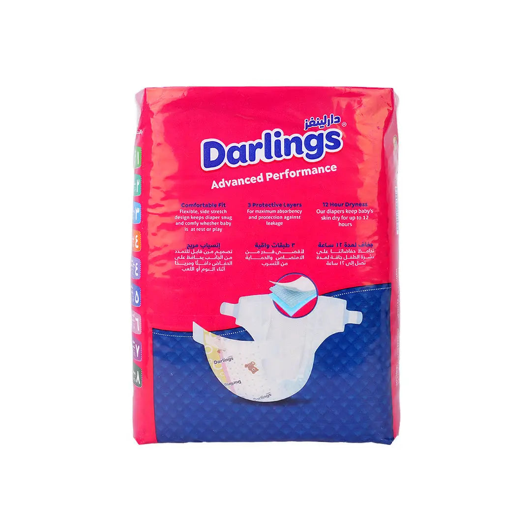 Darlings Advanced No.4+ Baby Diaper 20Pcs (10-20Kg) +3