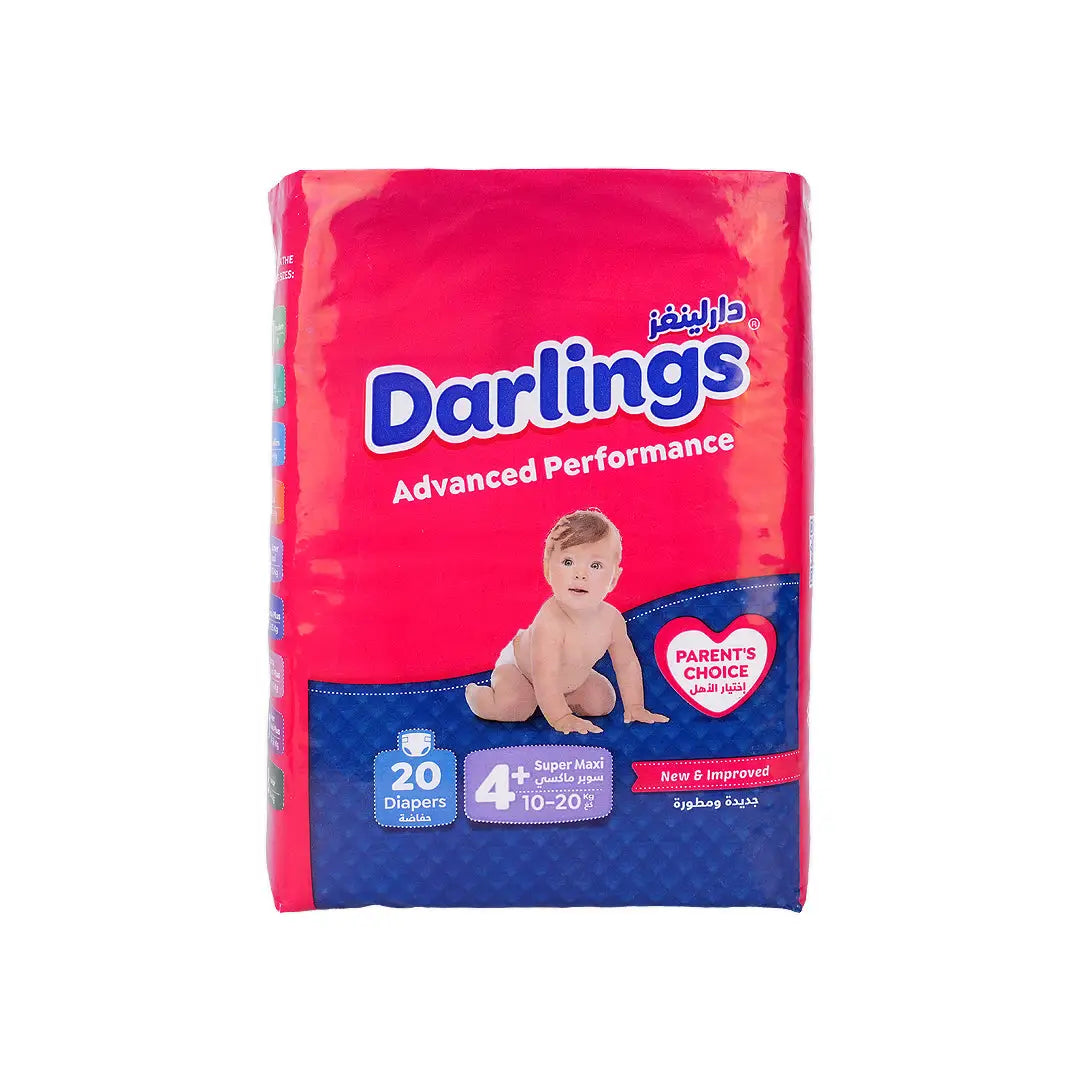 Darlings Advanced No.4+ Baby Diaper 20Pcs (10-20Kg)