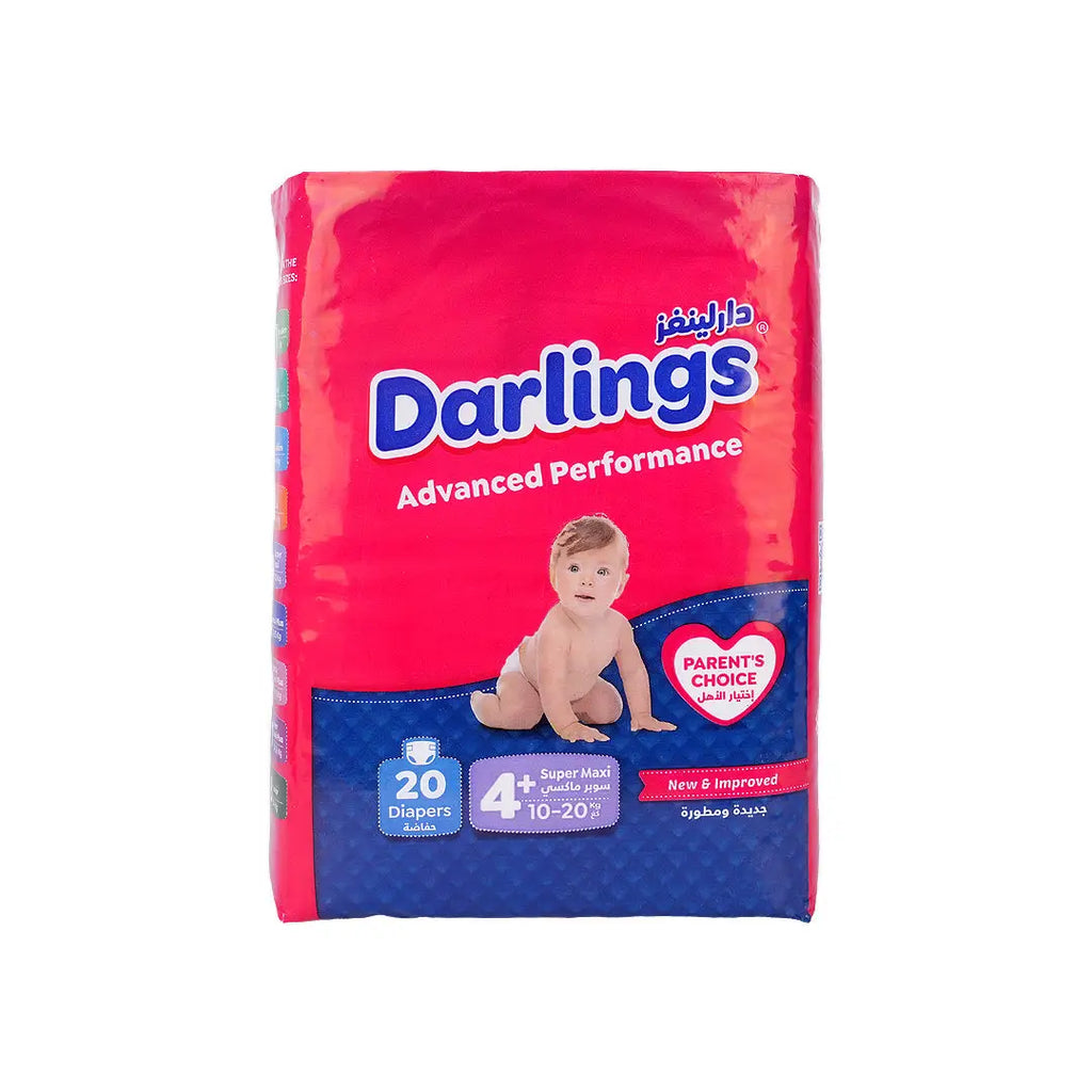 Darlings Advanced No.4+ Baby Diaper 20Pcs (10-20Kg)