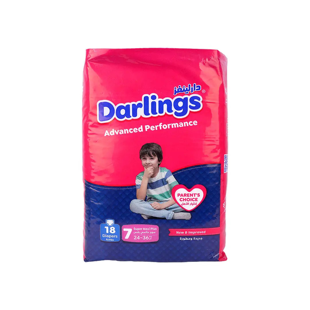 57157-Darlings Advanced No.7 Baby Diaper 18Pcs (24-36Kg)