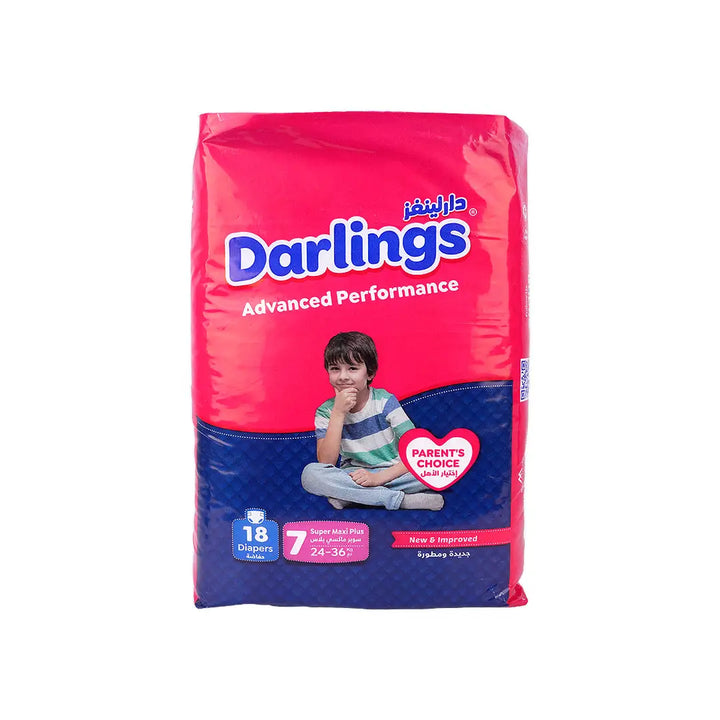 57157-Darlings Advanced No.7 Baby Diaper 18Pcs (24-36Kg)