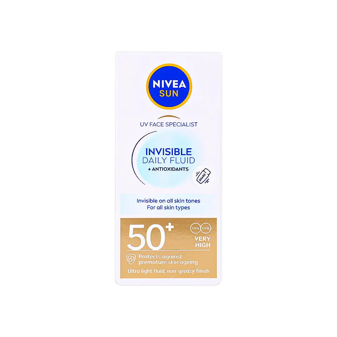57178-Nivea Sun Invisible Daily Fluid SPF50+ 40ml +2