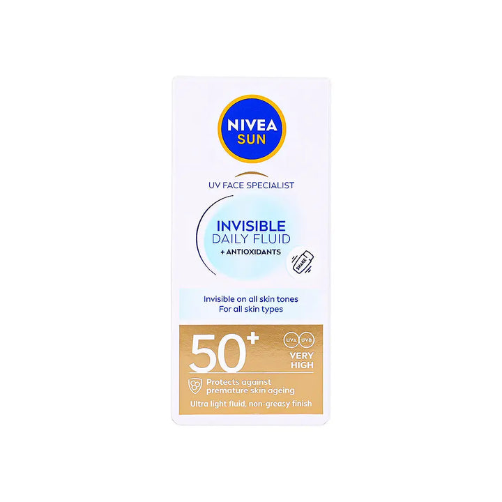 57178-Nivea Sun Invisible Daily Fluid SPF50+ 40ml +2