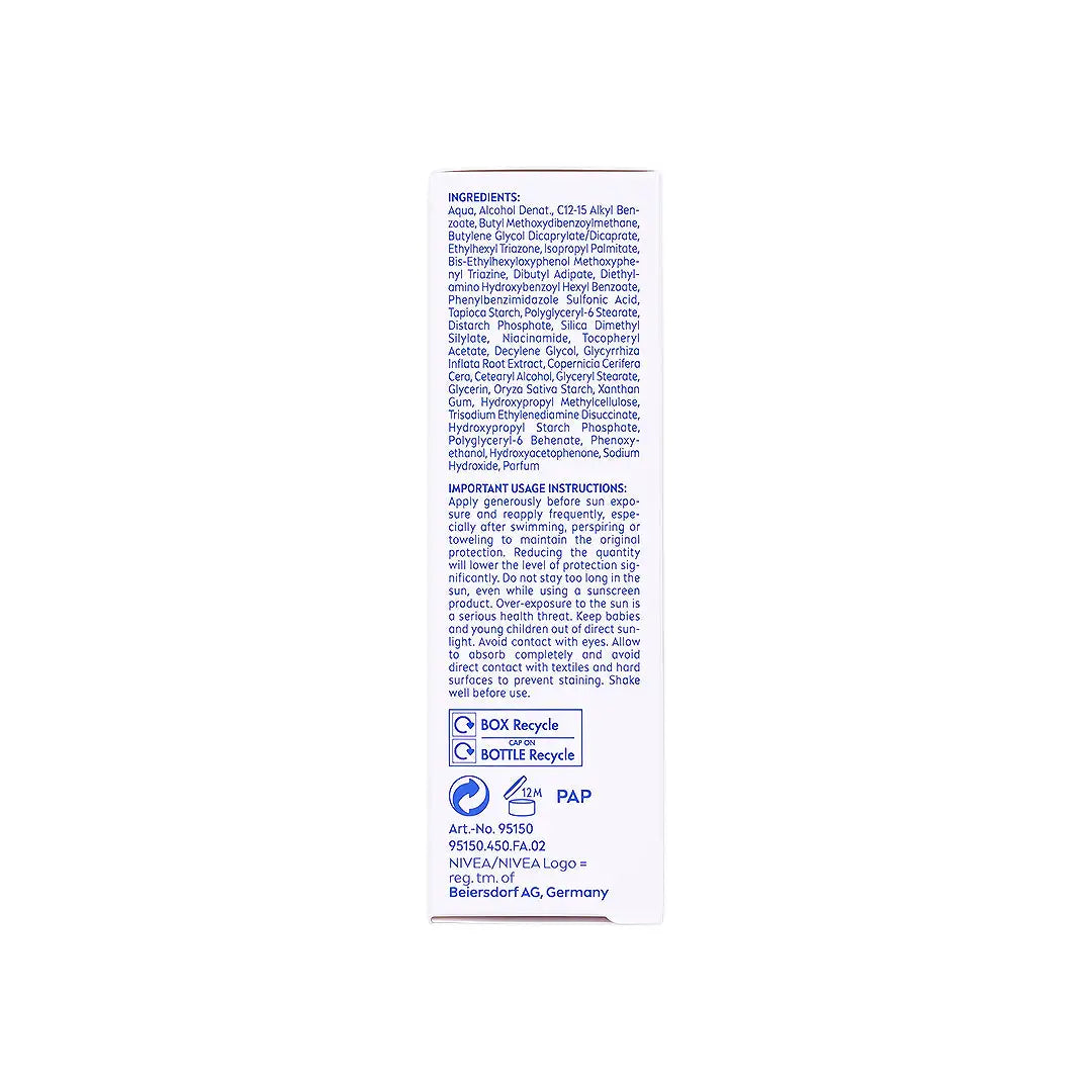 57178-Nivea Sun Invisible Daily Fluid SPF50+ 40ml +5
