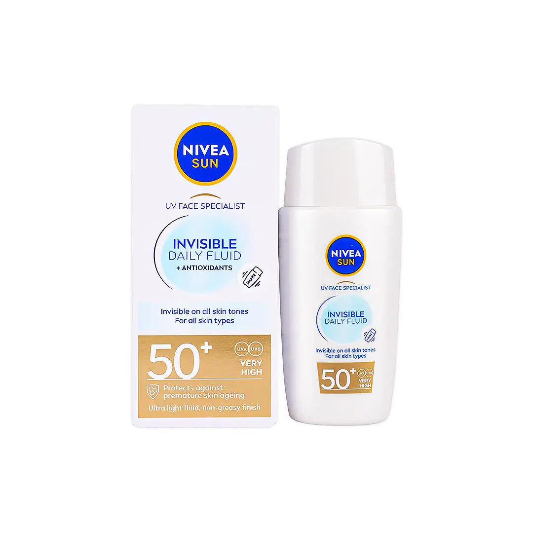 57178-Nivea Sun Invisible Daily Fluid SPF50+ 40ml +1