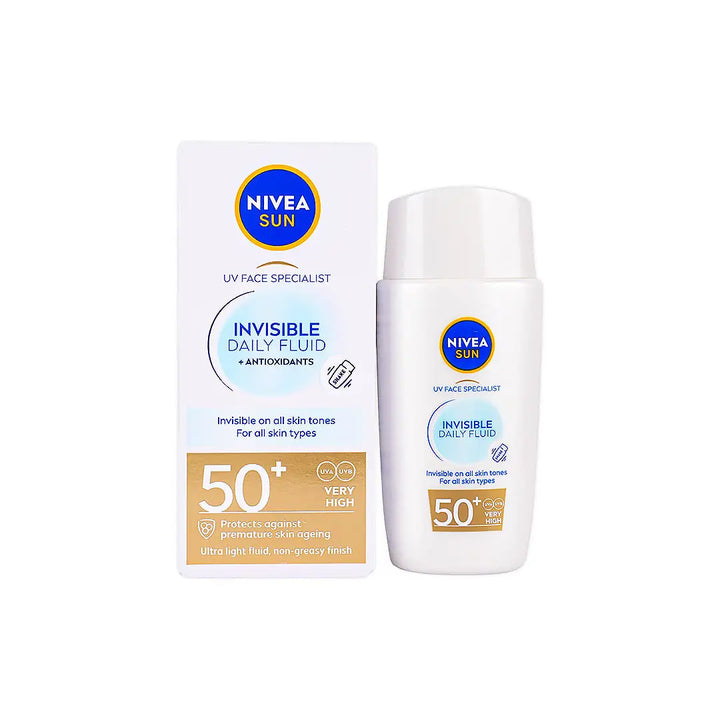 57178-Nivea Sun Invisible Daily Fluid SPF50+ 40ml +1