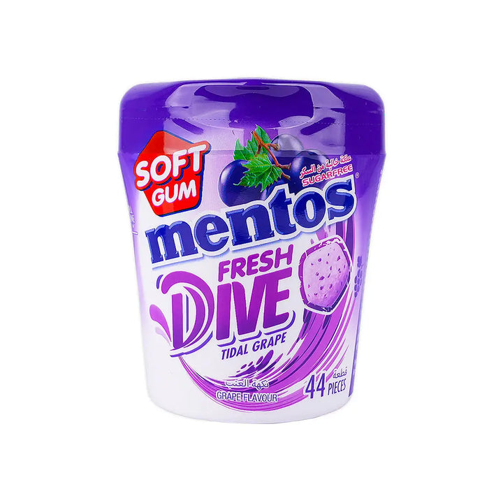 57237-Mentos Fresh Dive Tidal Grape Gum 44pcs
