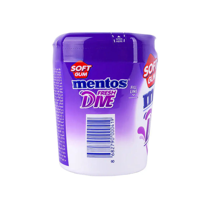57237-Mentos Fresh Dive Tidal Grape Gum 44pcs +3