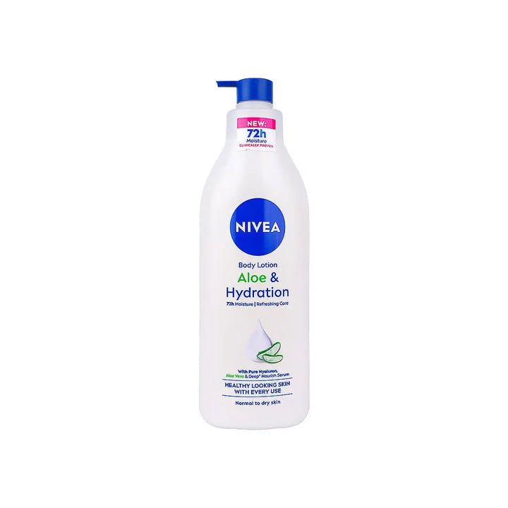 57243-Nivea Body Lotion 72h Moisture 400ml-Aloe Vera &amp; Hydration