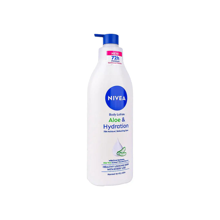 57243-Nivea Body Lotion 72h Moisture 400ml-Aloe Vera &amp; Hydration +2