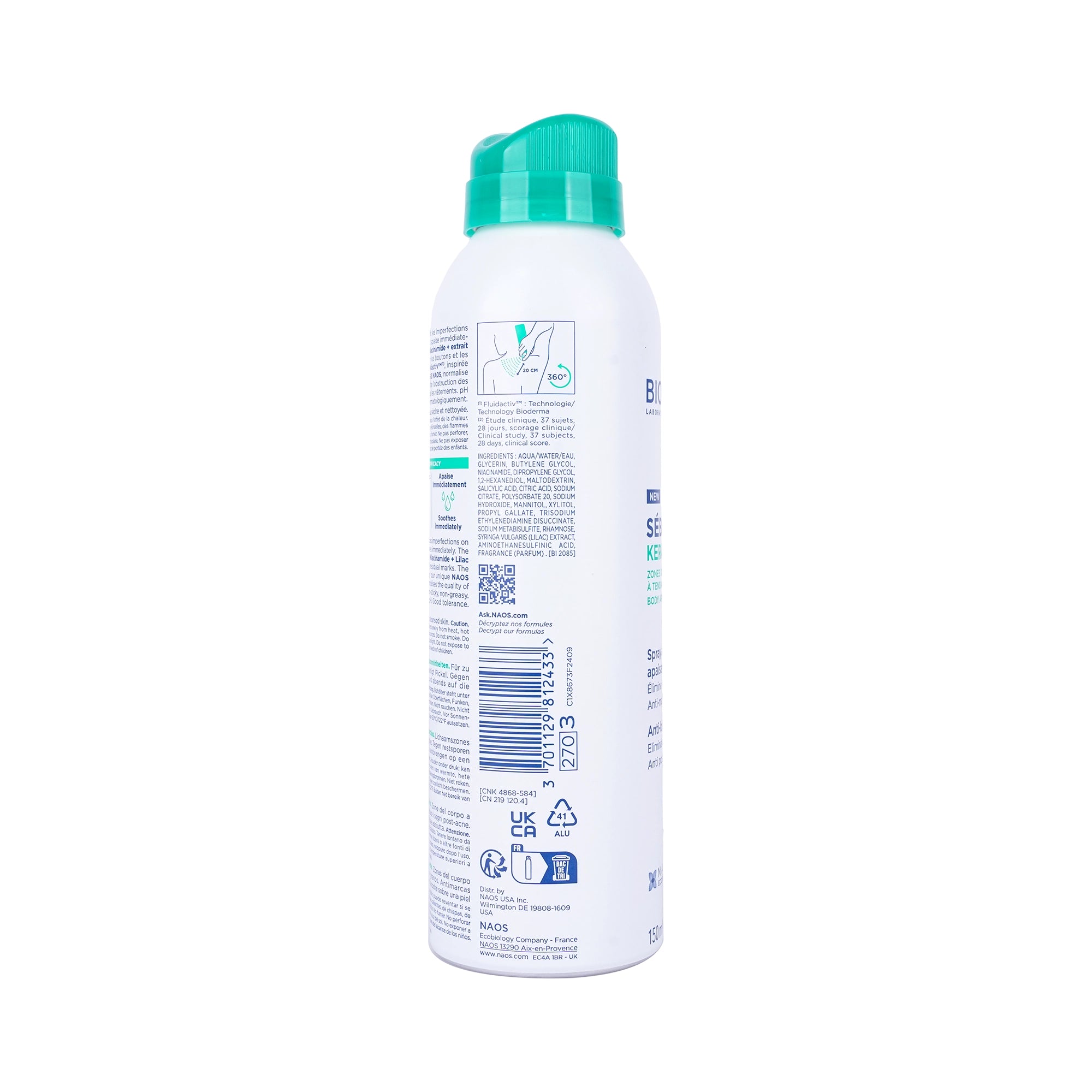 57248-Bioderma Sebium Kerato+Body Spray 150ml +1