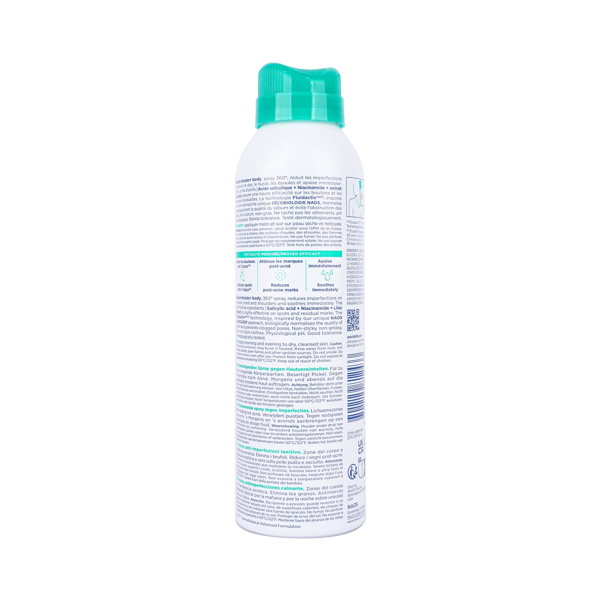 57248-Bioderma Sebium Kerato+Body Spray 150ml +2