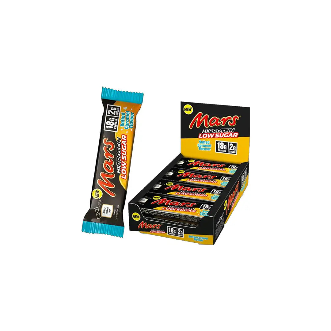 Mars Hi Protein Salted Caramel Low Sugar Protein Bar 57g *12Pcs
