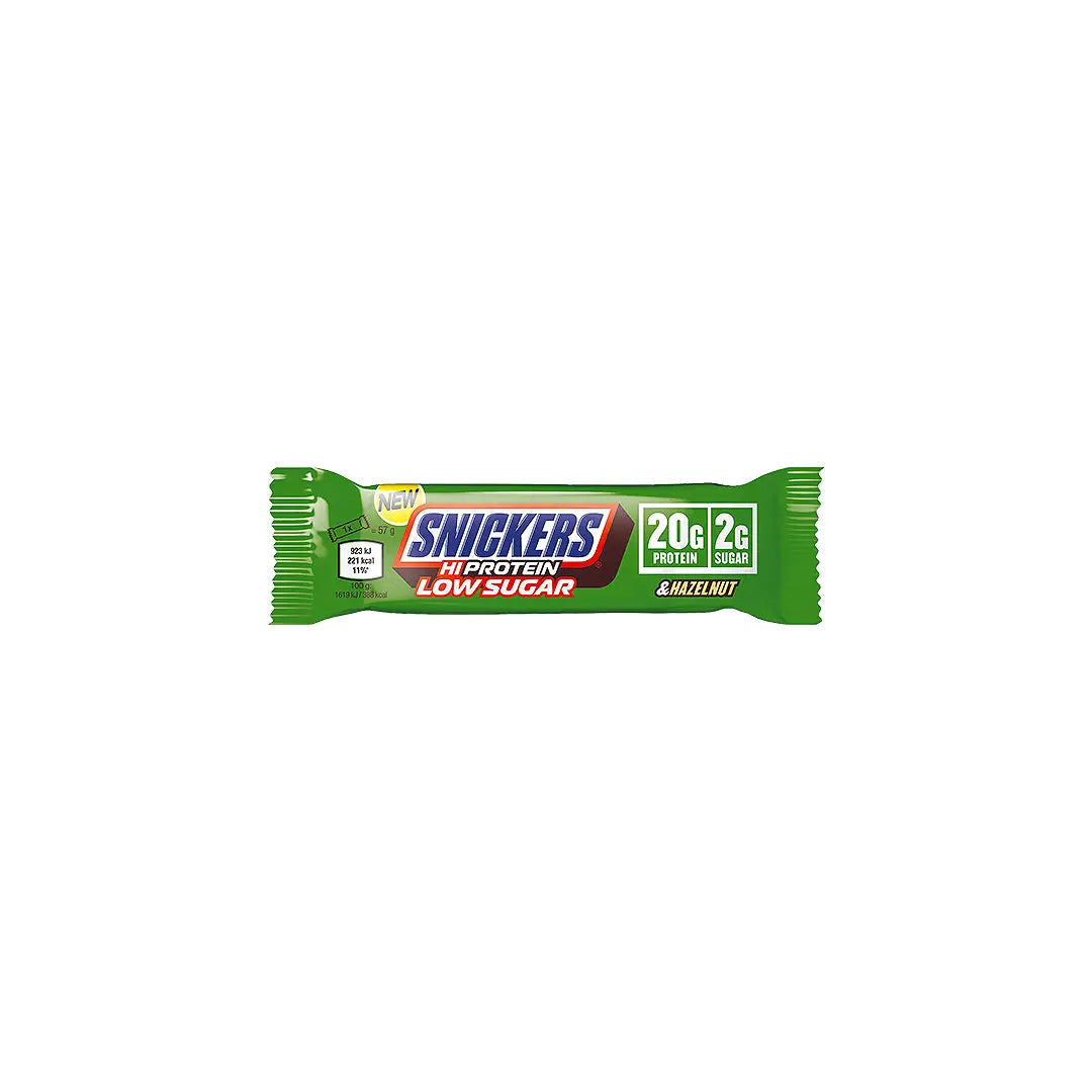 57259-Snickers Hi Protein Hazelnut Low Sugar Protein Bar 57g +1