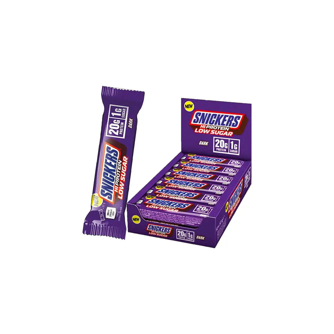 Snickers Hi Protein Dark Low Sugar Protein Bar 57g *12Pcs