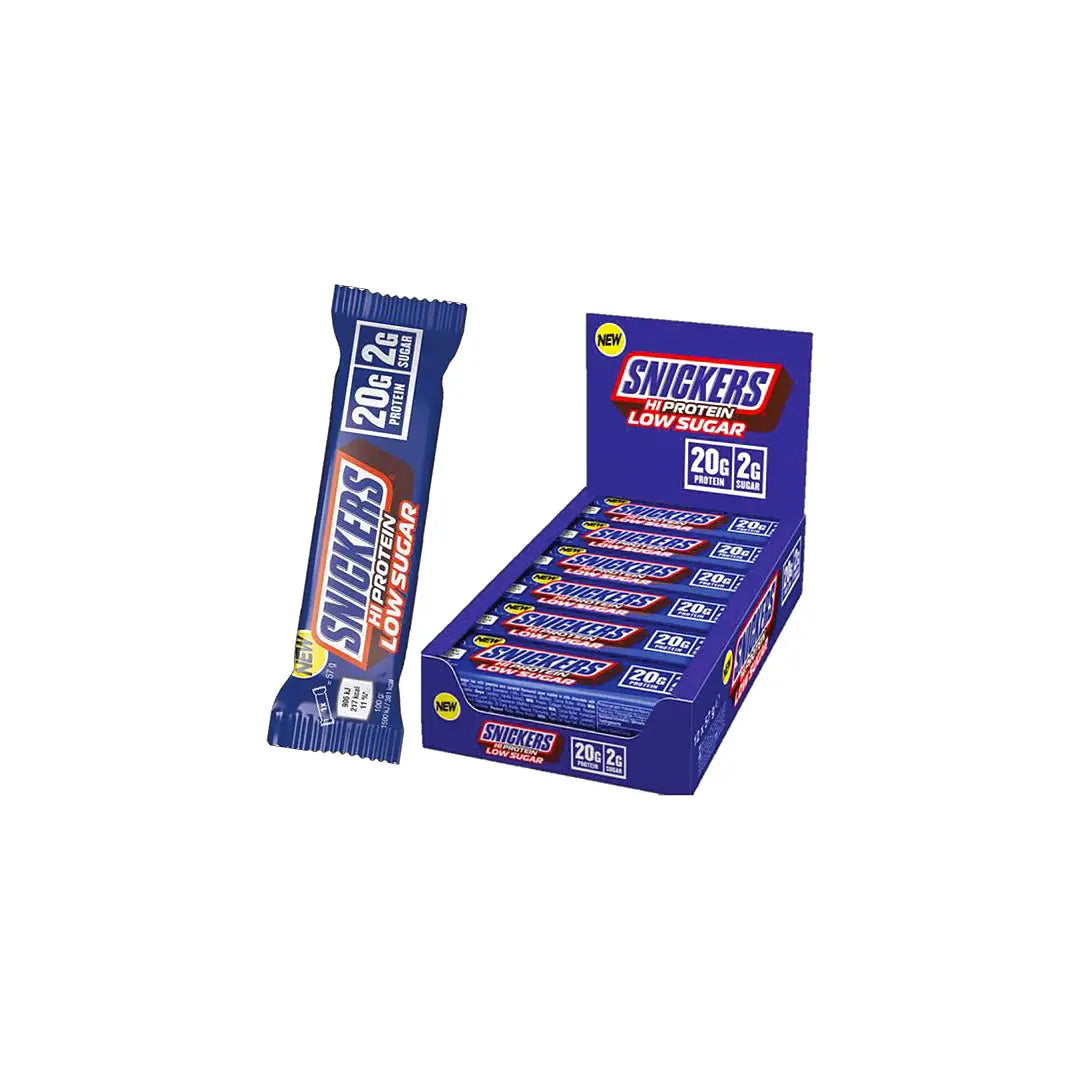 Snickers Hi Protein  Low  Sugar Protein Bar 57g *12Pcs