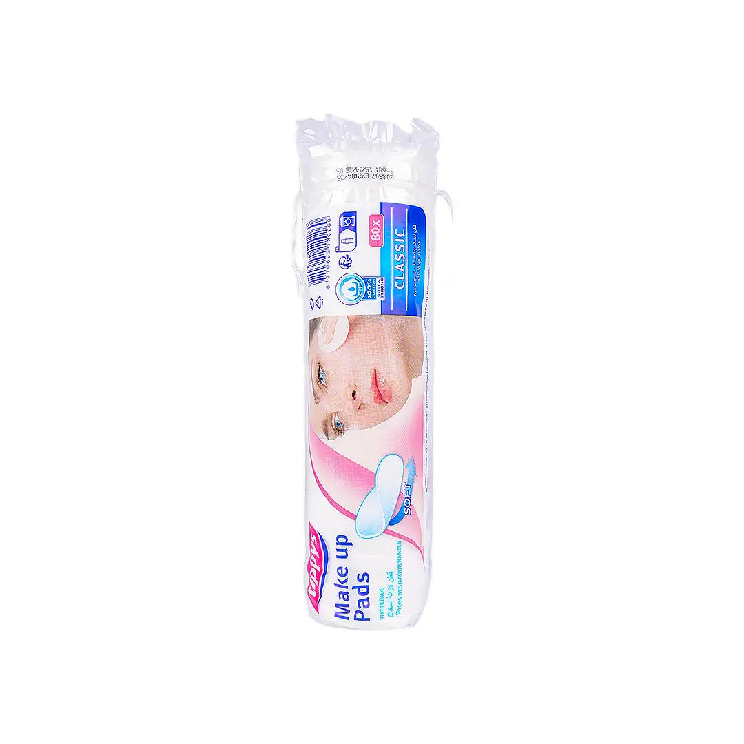 57277-Tippys Make-Up Pads 80Pcs- Classic +1